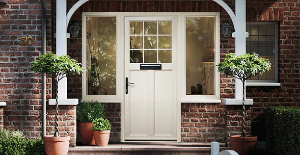 Composite front door