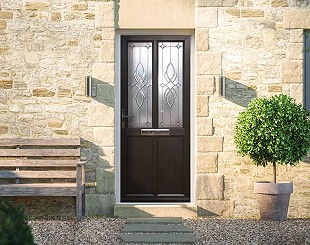 Composite front door