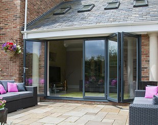 Aluminium bifold doors