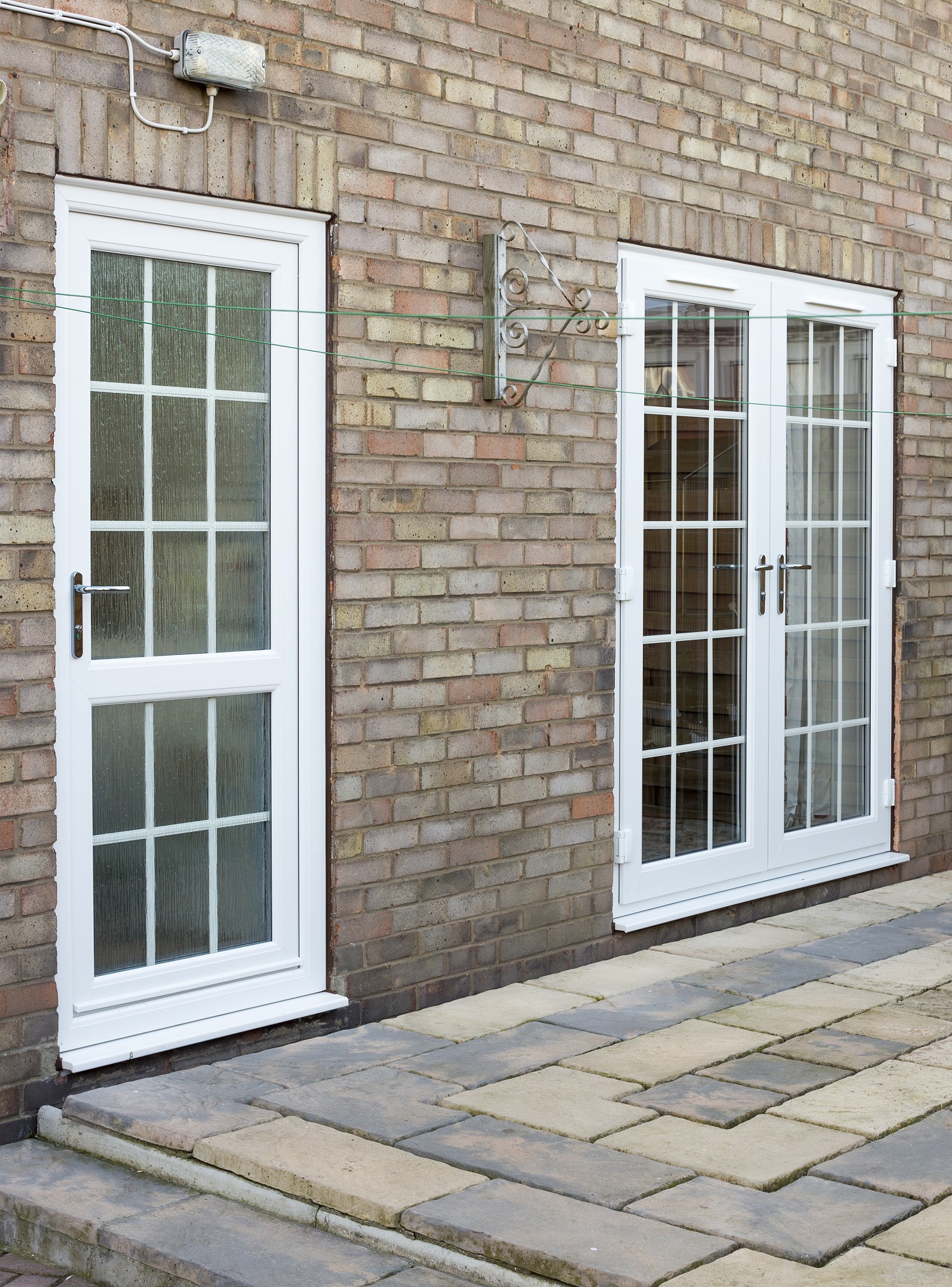 UKmade uPVC External Front & Back Doors Up to 55 off! EYG