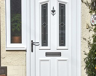 Front door in UPVC