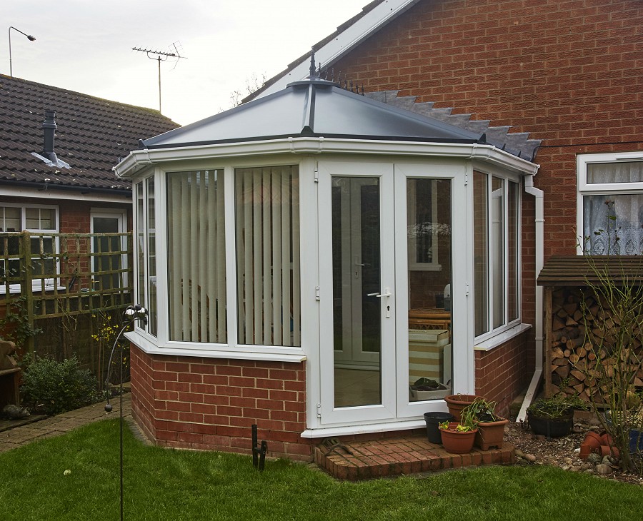 Victorian Conservatory with French Doors