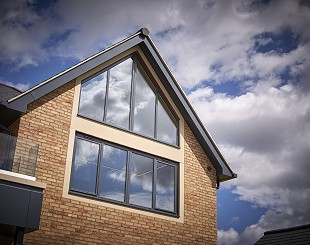 Modern grey windows