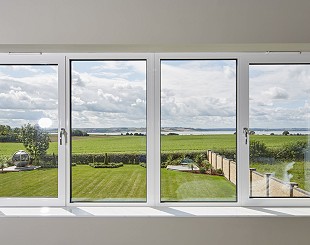 White UPVC windows