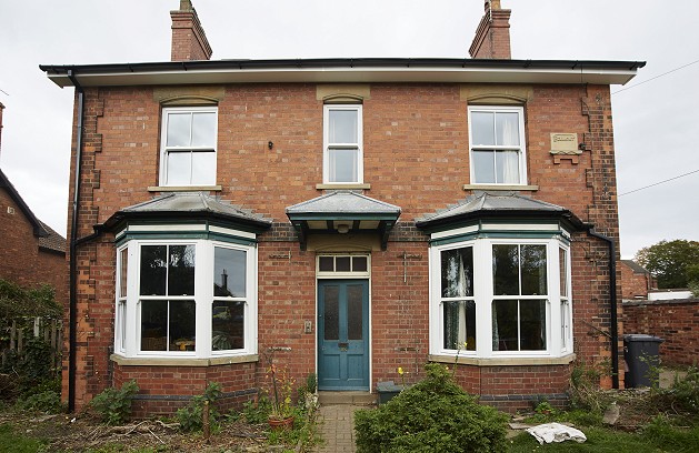 Traditional bay windows