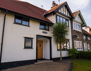 coloured uPVC window